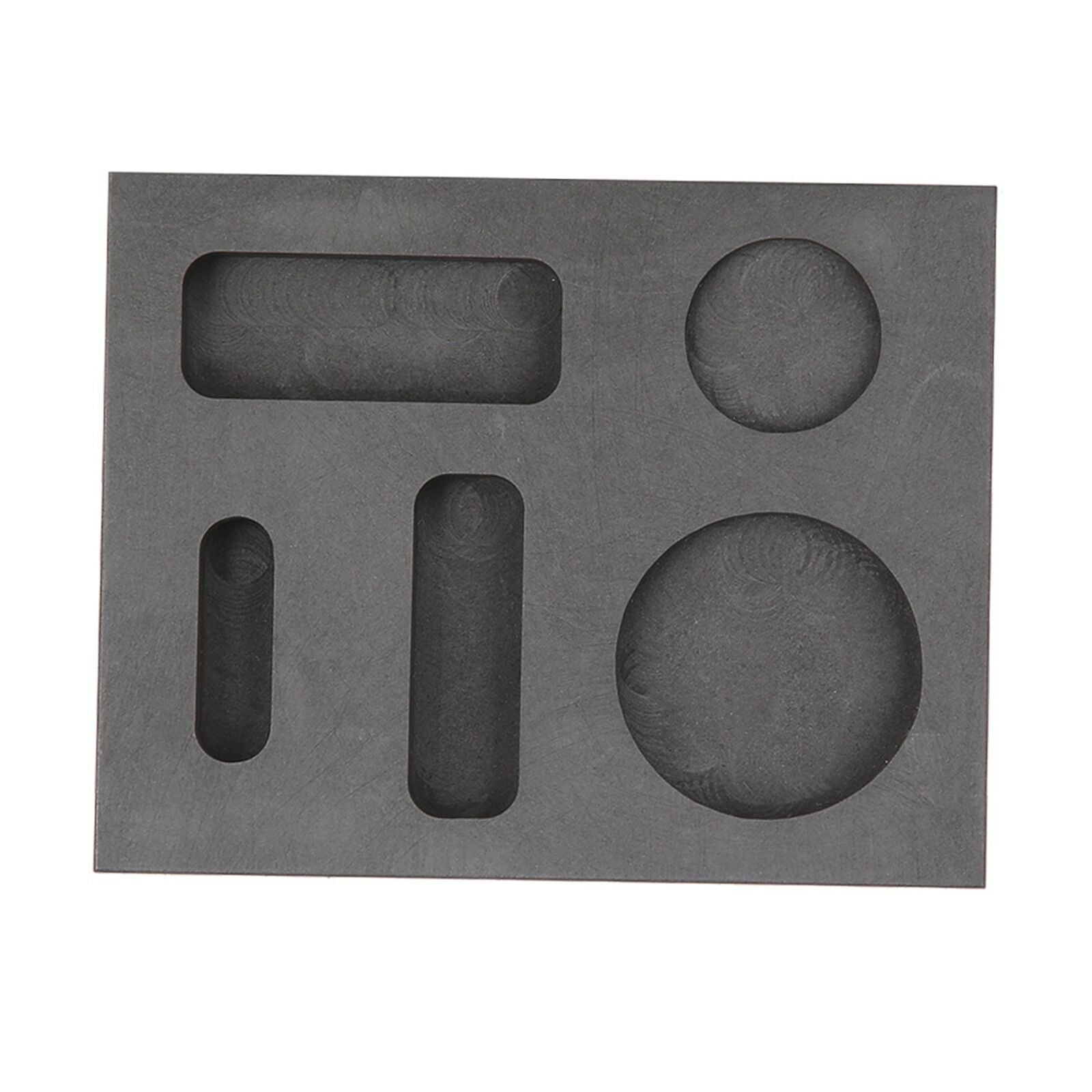 new 5 Grooves Graphite Ingot Melting Casting Refining Scrap Combo Crucible Mold MNS koeek - KOEEK