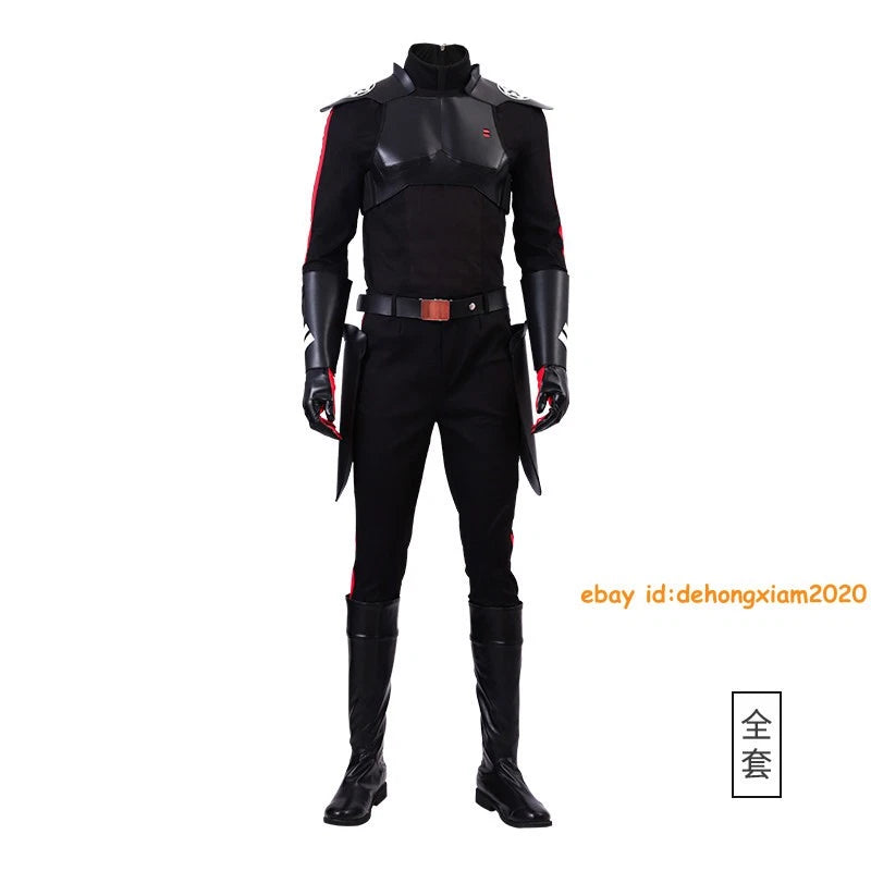 Star Wars Jedi Fallen Order Inquisitor Cal Costume Cosplay Suit Full Set Outfit 07FC0E-D4 - KOEEK