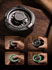 EDC Metal Luminous Fidget Spinner Decompression toys Portable Finger Gyro Gift 07FC0E-D4 - KOEEK