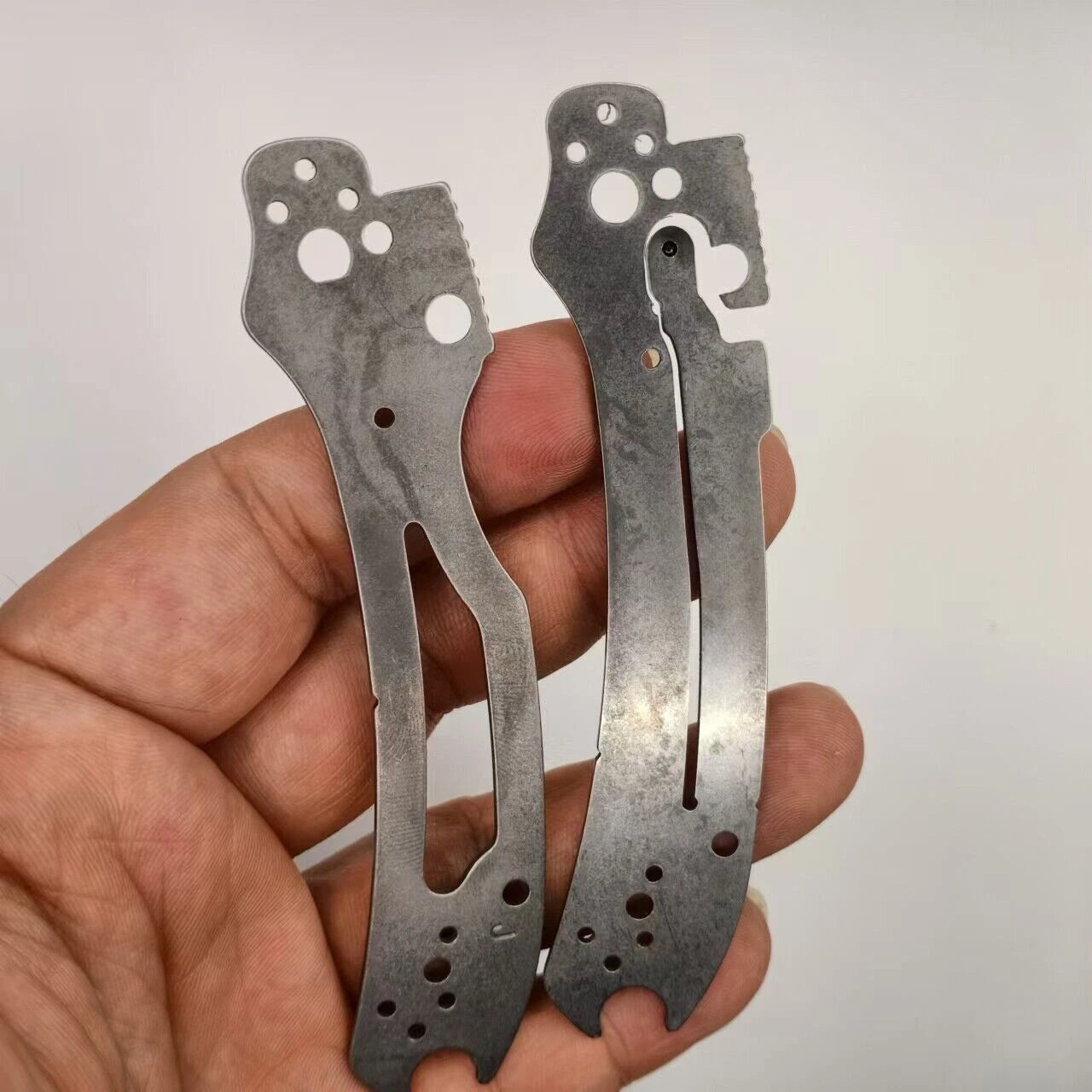 1 Pair Stainless Steel Knife Liners Spacer For Spyderco C223 Para3 Folding Knife 07FC0E-D4 - KOEEK