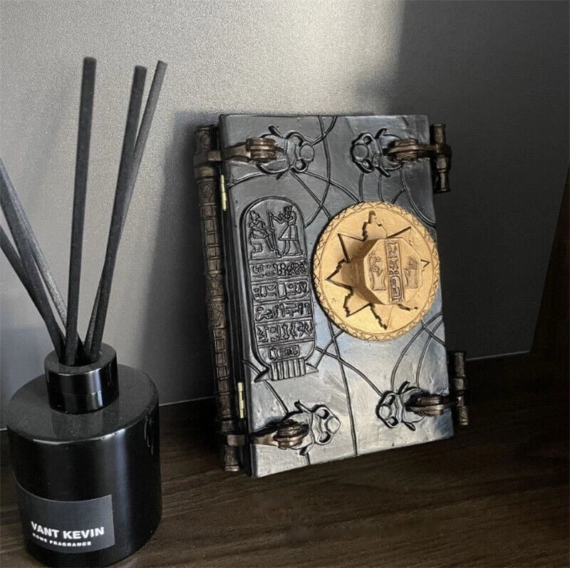 Book of The Dead The Mummy Prop with Key Can Be Opened Book Box Resin Replica 07FC0E-D4 - KOEEK