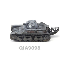 1:72 Scale WWII German Army 35R731(f) Tank Gray Color Plastic Model 07FC0E-D4 - KOEEK