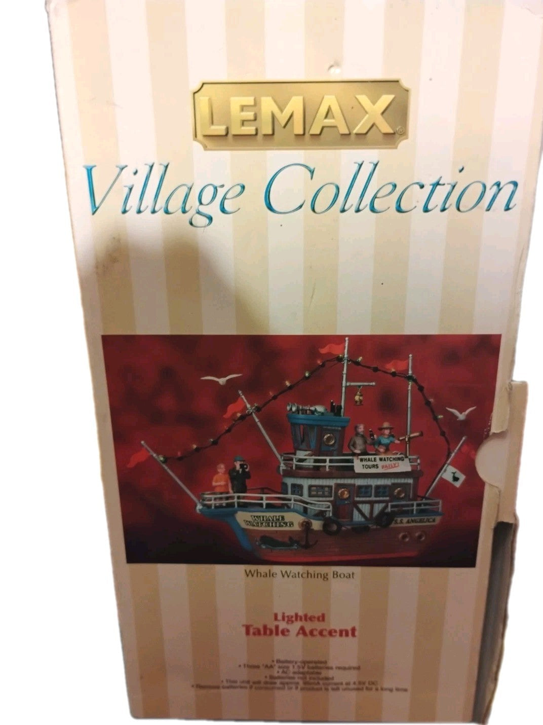 2007 LEMAX WHALE WATCHING BOAT #74669 SIGNATURE COLLECTION LIGHTS UP LEMAX - KOEEK
