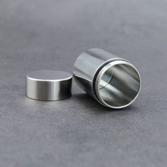 304 Stainless Steel Waterproof Pill Case Capsule Seal container Storage EDC Box 07FC0E-D4 - KOEEK