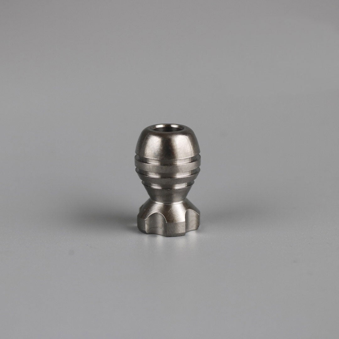 EDC Titanium Missile Shape Knife Bead Paracord Pendant Lanyard DIY Accessories 07FC0E-D4 - KOEEK