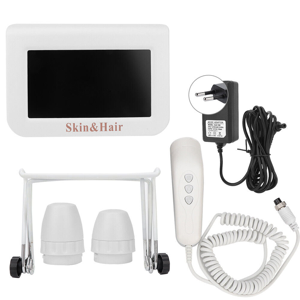 new 7inch Charging Scalp Hair Follicle Hair Detector Analyser MachineV(EU Plug ) HGF koeek - KOEEK