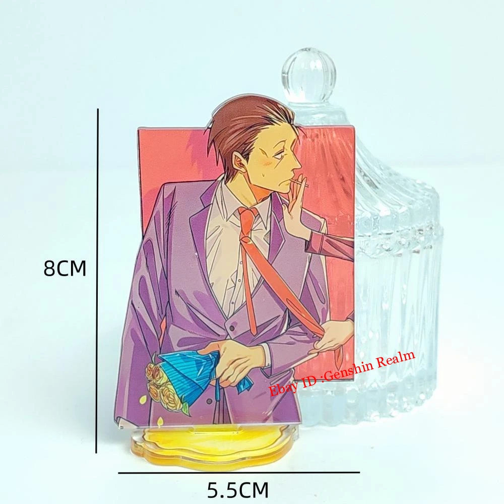 2Pcs/Set Smoking Behind the Supermarket with You Acrylic Desktop Stand Decor 07FC0E-D4 - KOEEK