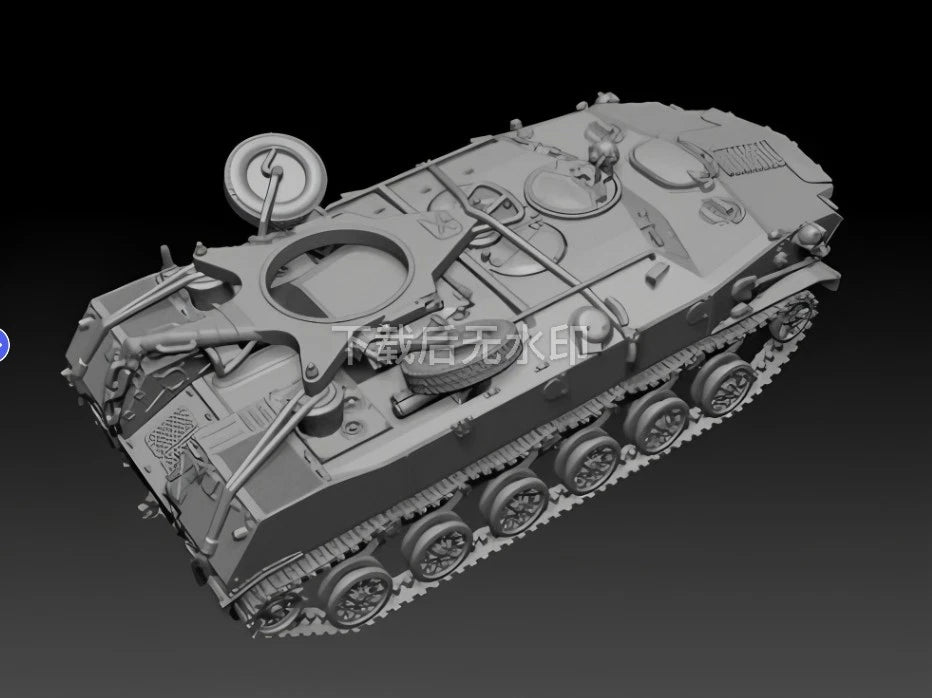 3D Printing 1/72 Soviet BTR-ZD ZU-23-2 tank Model Unpainted 07FC0E-D4 - KOEEK
