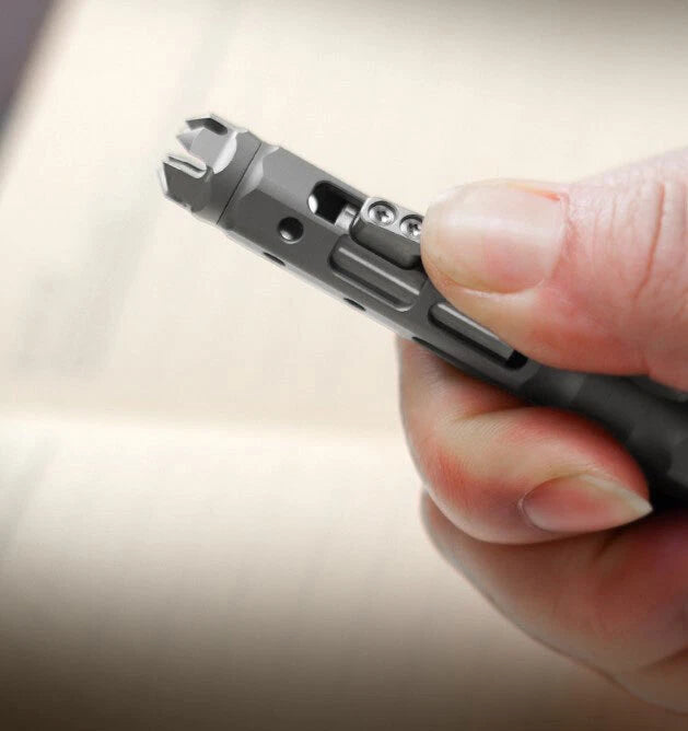 EDC Titanium Practical Ballpoint Pen Signature Working Pocket Mechanist Pen 07FC0E-D4 - KOEEK