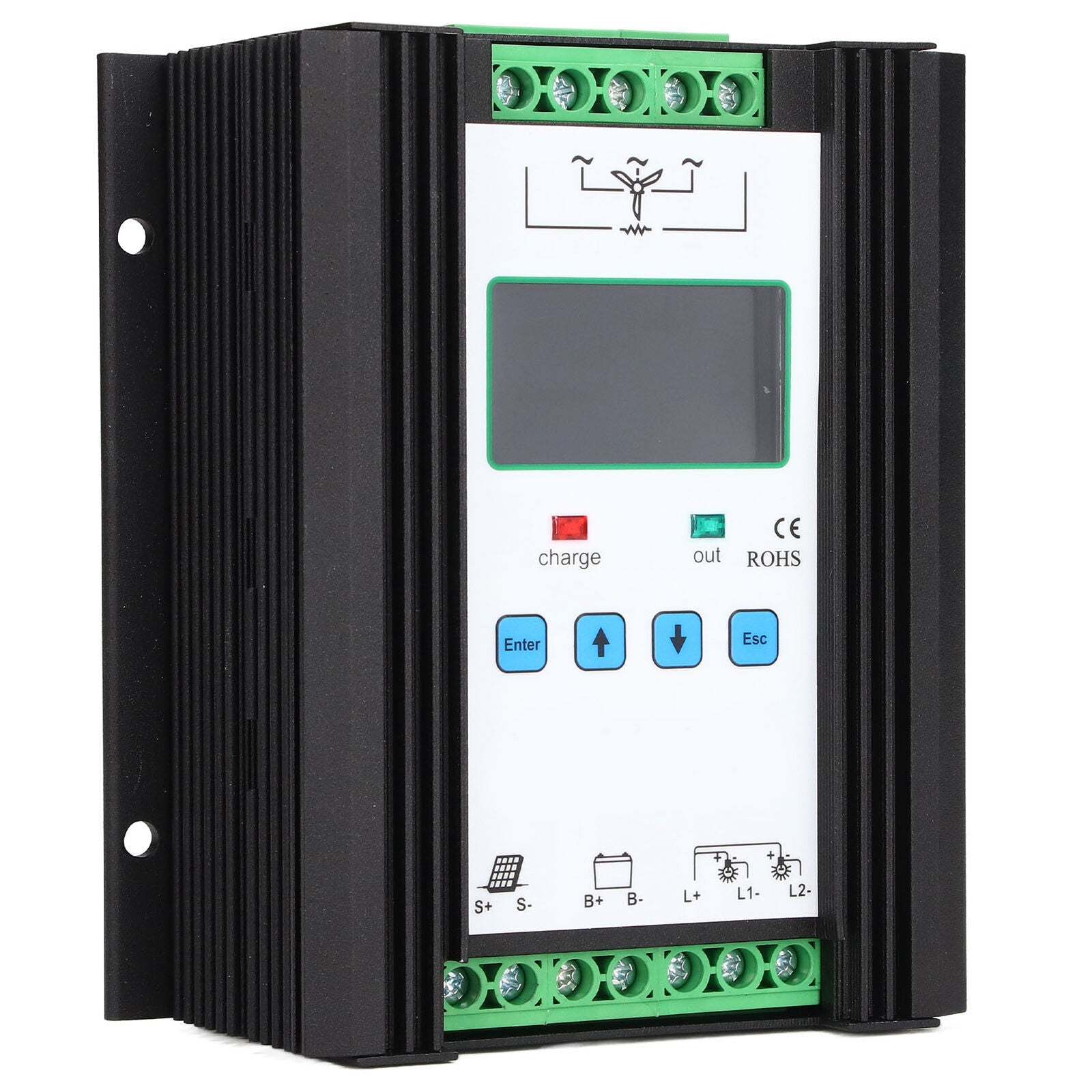 new Wind Solar Hybrid Controller Intelligent Control Wind Solar Regulator 12V 24V koeek - KOEEK