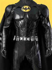 The Flash Movie Keaton Batman Cosplay Costume Outfits Jumpsuit Cloak Halloween 07FC0E-D4 - KOEEK