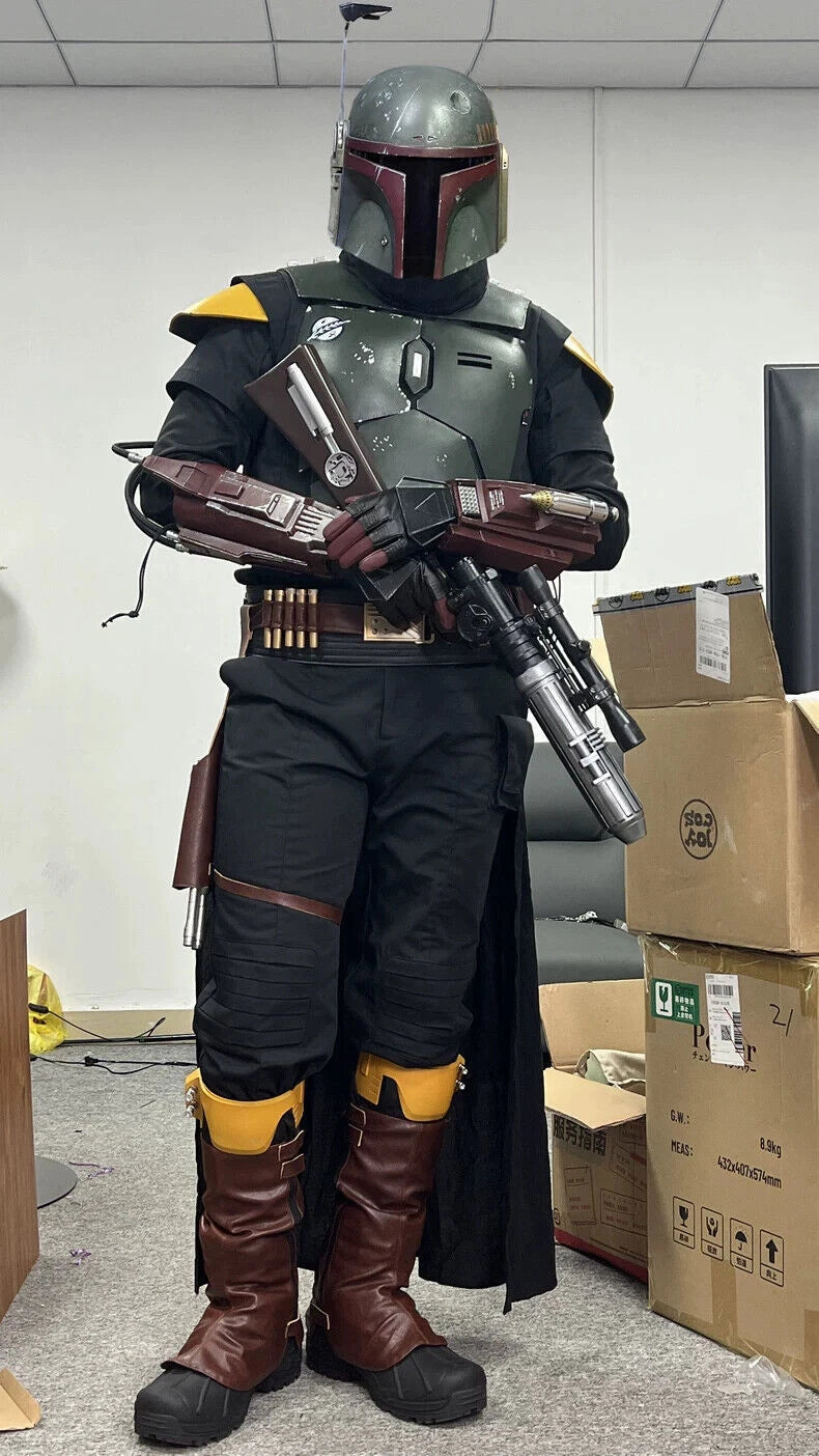 Mandalorian Cosplay The Book of Boba Fett Edition Full Body Armor Set&FRP Helmet 07FC0E-D4 - KOEEK