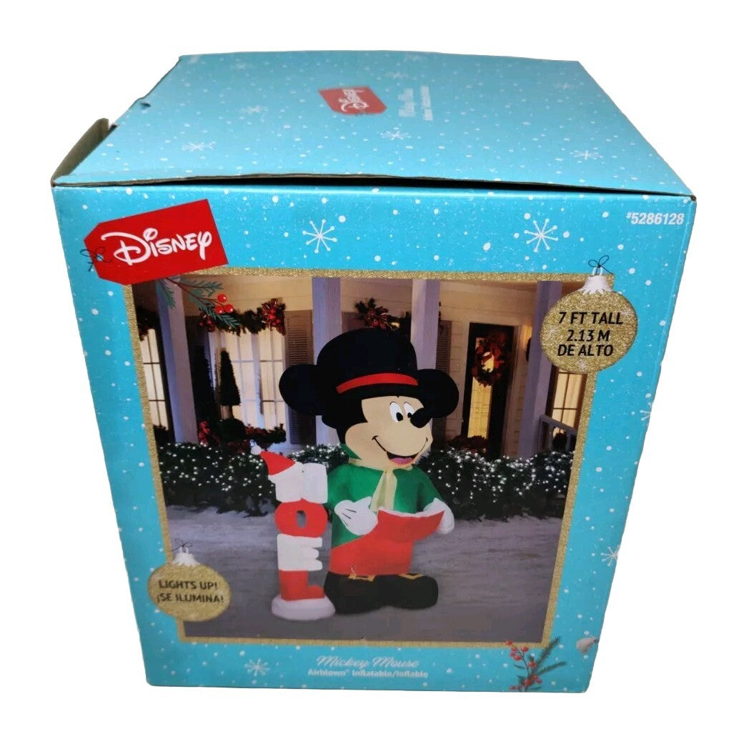 Christmas Disney 7 ft Mickey Mouse Noel Airblown Inflatable LED Lights DISNEY - KOEEK
