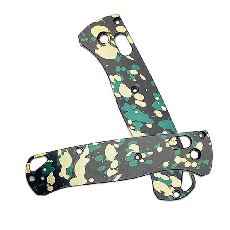 1 Pair Aluminum Handle Patch Grip Scales for Benchmade Bugout 535 Folding Knives 07FC0E-D4 - KOEEK