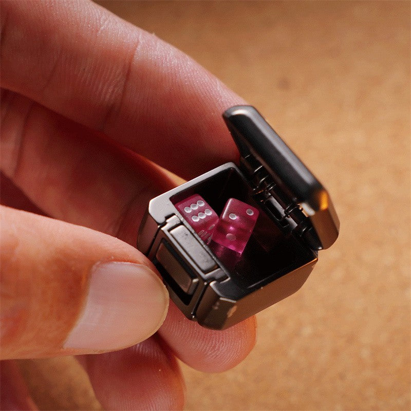 Novel Mysterious Little Box EDC Fidget Stylish Metal Mechanical Relaxation Toy 07FC0E-D4 - KOEEK