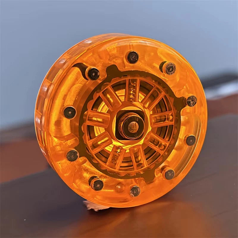 Fun PMMA Mechanical Magnetic Fidget Toy EDC Fidget Coin Stress Relief Toys Gift 07FC0E-D4 - KOEEK