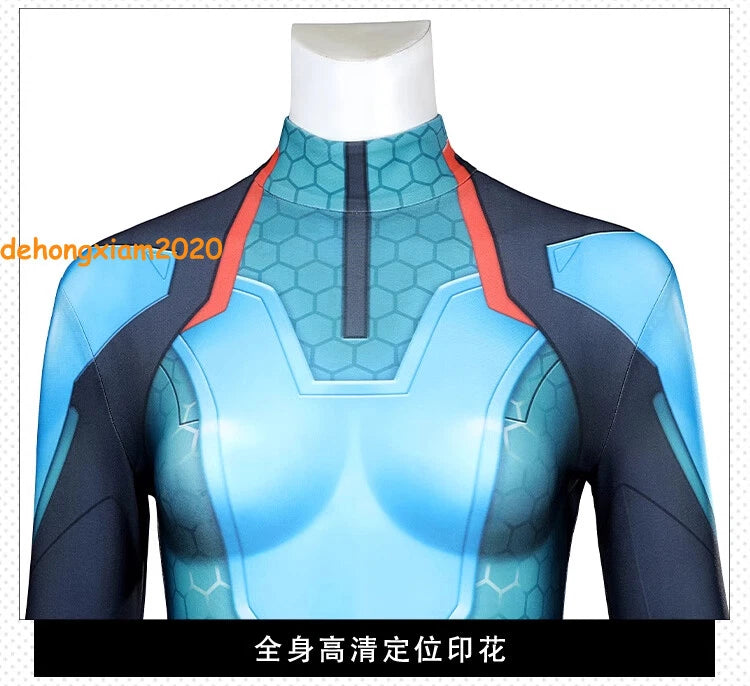 OVERWATCH2 Juno Jumpsuit Suit Halloween Cosplay Bodysuit Tights Women's Jacket 07FC0E-D4 - KOEEK