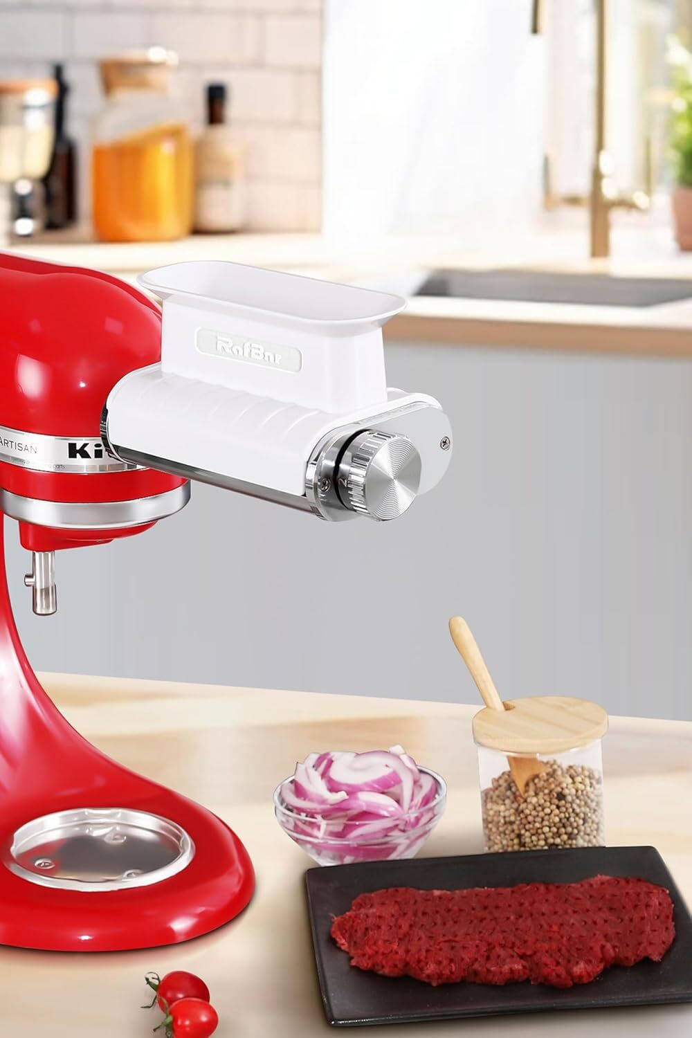 new Meat Tenderizer Attachment for KitchenAid, Machine Kitchen... 07FC0E-D4 - KOEEK