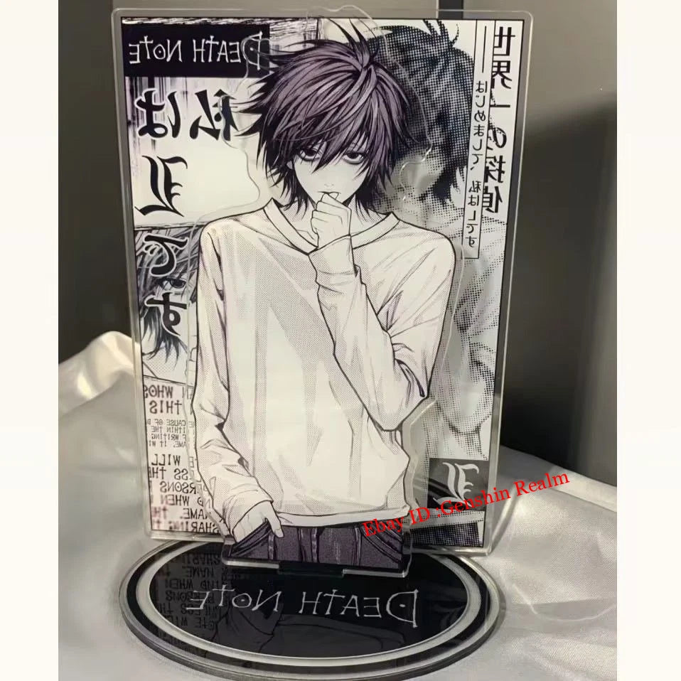 Anime Death Note L·Lawliet Acrylic Desktop Stand Figure Collection Decor Gift 07FC0E-D4 - KOEEK