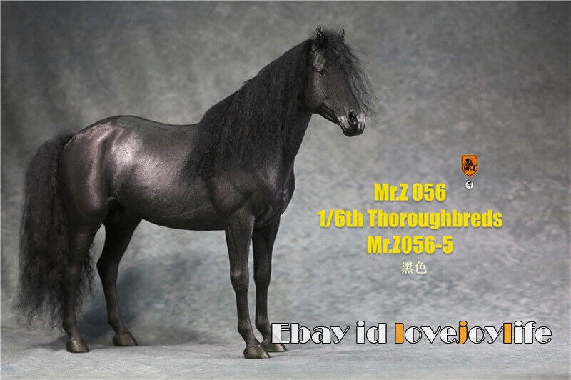Mr.Z 056-5 Black 1:6 Scale Animal Resin Simulation Thoroughbreds Horse  Toys 07FC0E-D4 - KOEEK