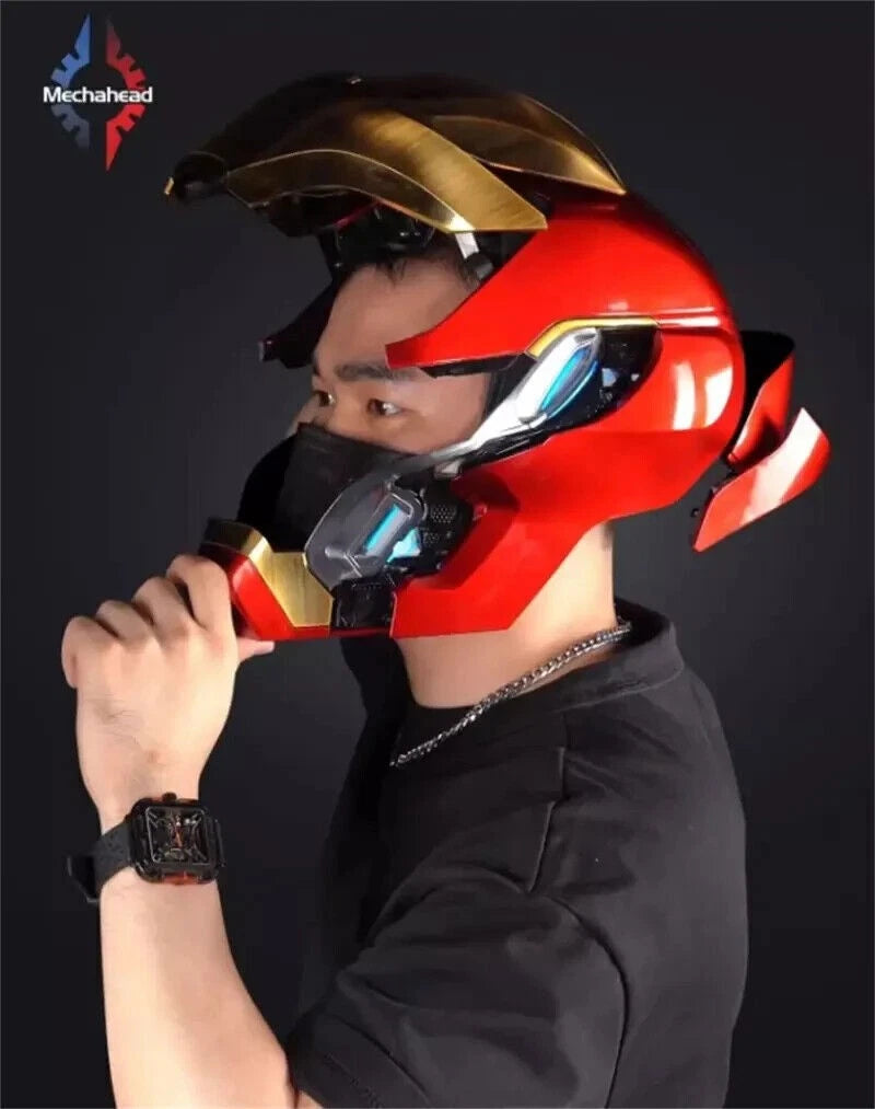 Iron Man MK50 Helmet 1/1 Wearable Cosplay Toys Mechahead Automatic Halloween MECHAHEAD - KOEEK
