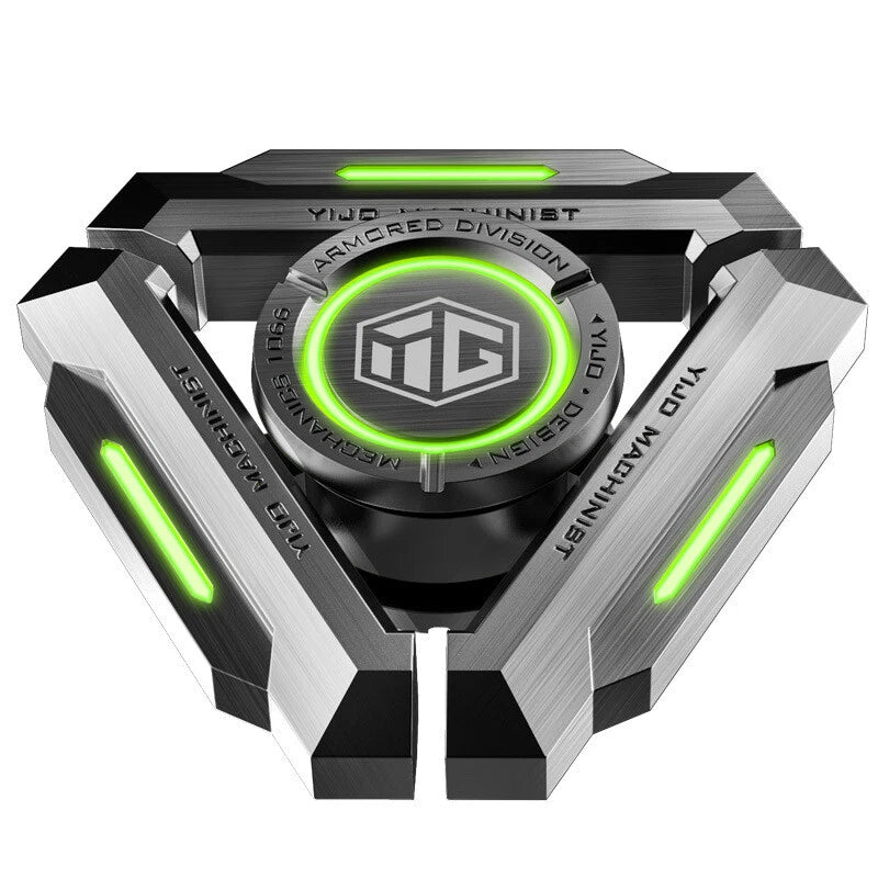 Fidget Spinners Atomic Gyro Luminous Alloy Metal Adult Stress Relief EDC Toys 07FC0E-D4 - KOEEK