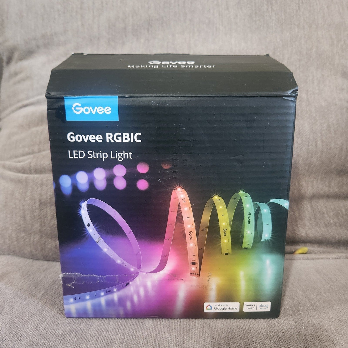 Govee 100ft RGBIC LED Strip Lights, Smart LED Lights Work with Alexa and Google GOVEE - KOEEK