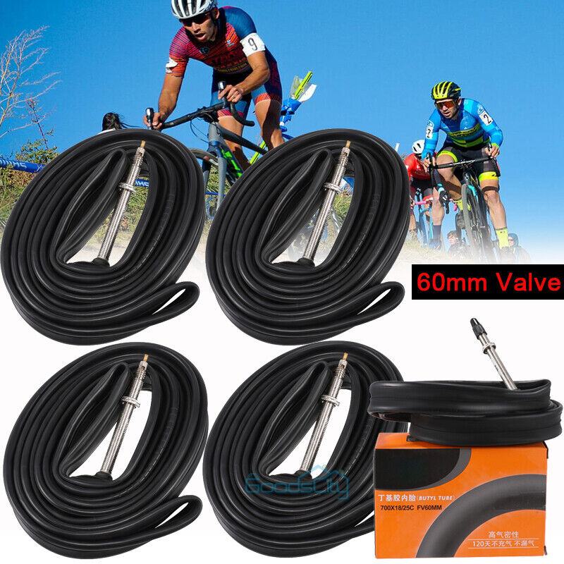 ny Pack Road Bike Tube 700x23c til 25c 60mm Presta Vlave Cykel inderrør 700c