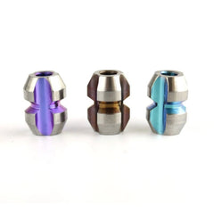 EDC Titanium Alloy Parachute Cord Pendant Lanyard Bead Keychain DIY Zipper Head 07FC0E-D4 - KOEEK