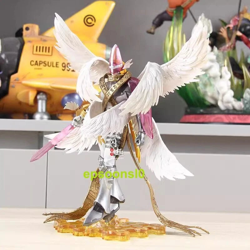 Digimon Adventure Holy Angemon PVC Model Collection 22CM Home Ornament TOY Gift 07FC0E-D4 - KOEEK