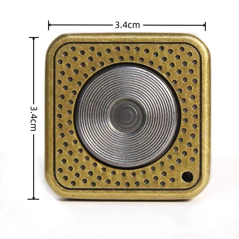 Gramophone Stress Reduction Fingertip Gyroscope Snap Coins EDC Stress Relief Toy 07FC0E-D4 - KOEEK