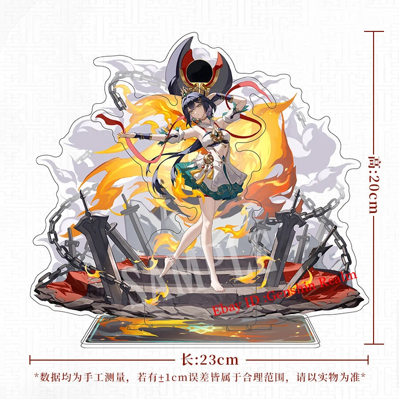 Anime Honkai: Star Rail Yunli Acrylic Desktop Stand Figure Collection Decor 07FC0E-D4 - KOEEK