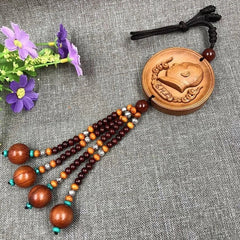 Mao Zedong Portrait Car Hanging Pendant High-End Handmade Car Decoration 07FC0E-D4 - KOEEK