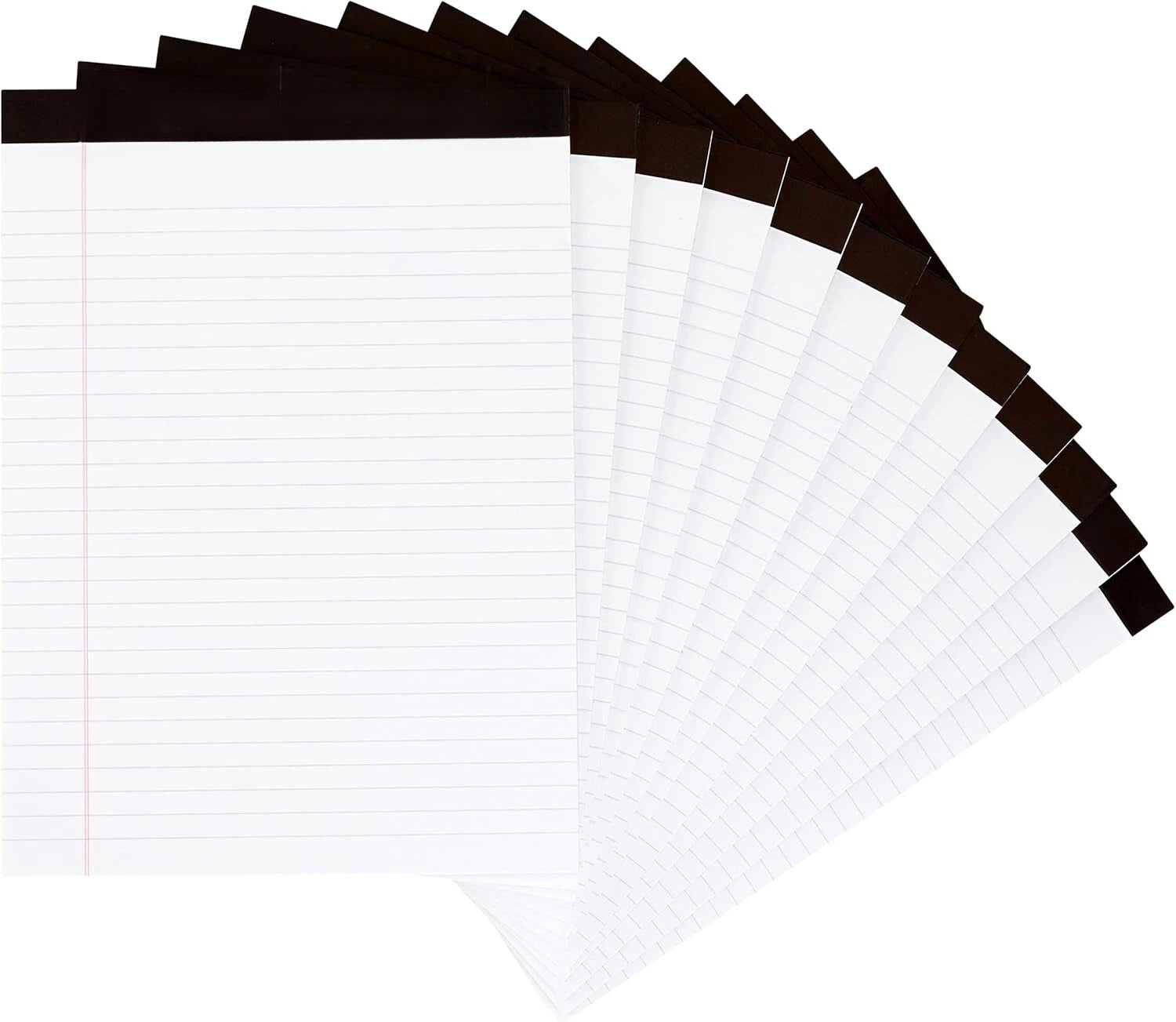 SERIFIED WRITING NOTEBOOKS, 8.5 inches x 11.75 inches, white,(12 packages of 50) 07FC0E-D4 - KOEEK