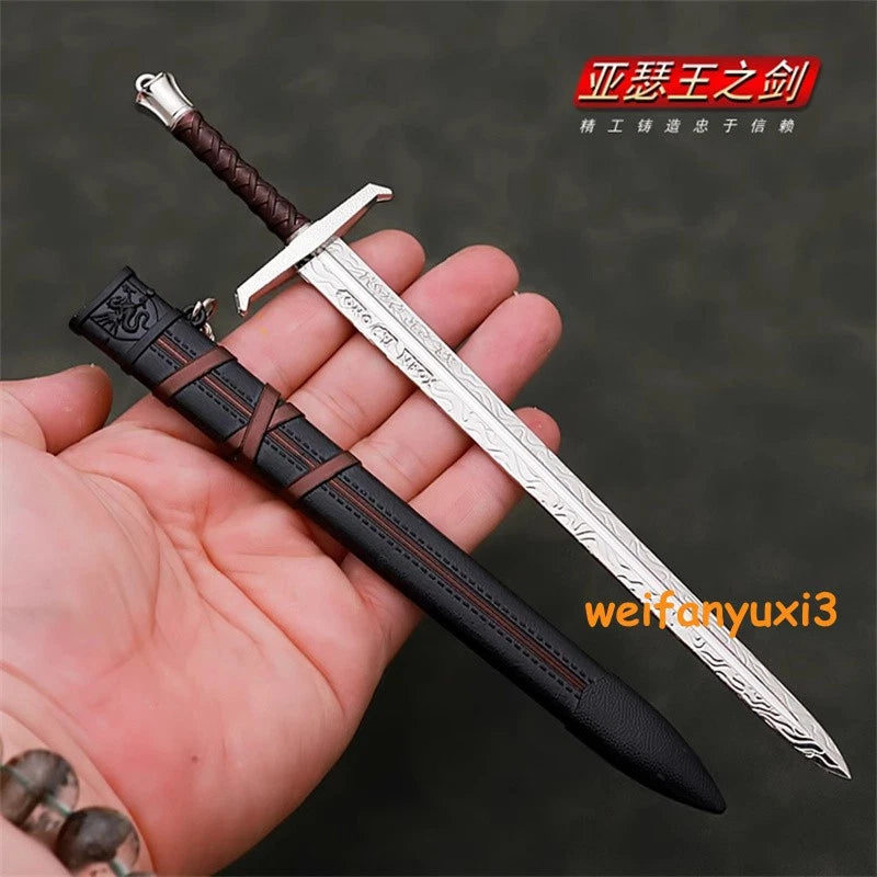 1/6 8.66'' Excalibur Sword Medieval Blade Scarbbard F Arthur 12'' Action Figure 07FC0E-D4 - KOEEK