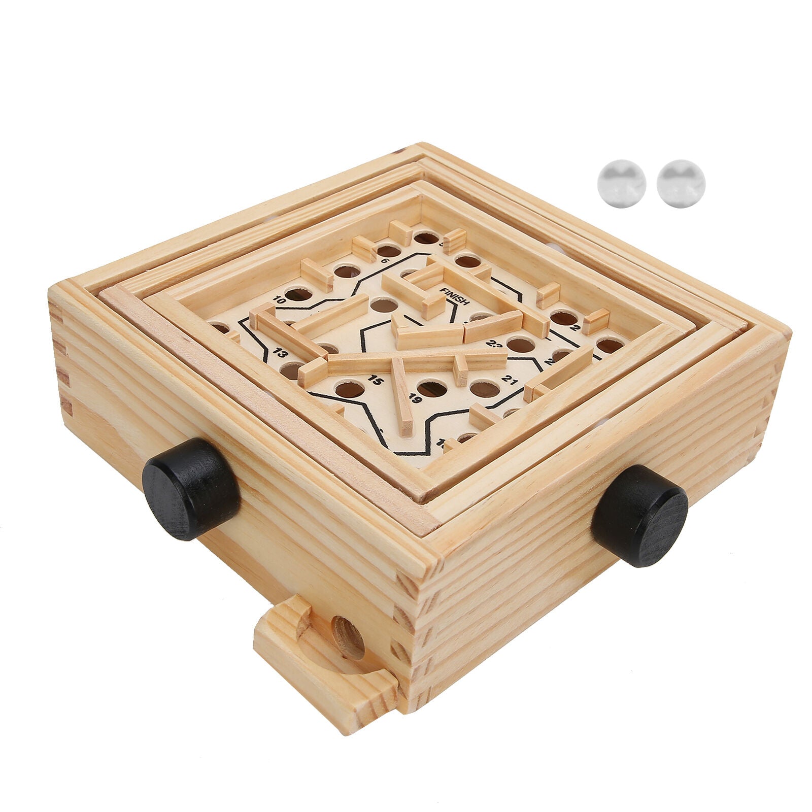 new Wooden Maze Puzzle Toy Balances Board Table Maze Game Prevent Dementia For E HPT koeek - KOEEK