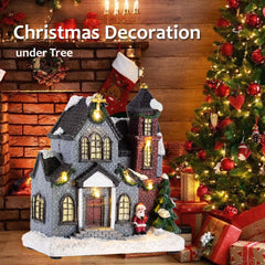 innodept12 Christmas Church Village Lit House - LED Lighted Warm White INNODEPT12 - KOEEK