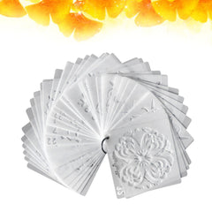 ny 36 stk Motetegningssjablonger DIY Hollow Out Mandala Mal Blomst