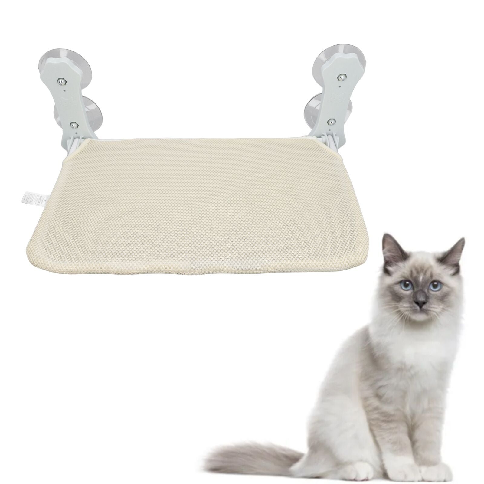 new Robust Frame Foldable Cat Window Beds Scratch Resistant Cat Lounger for Window koeek - KOEEK