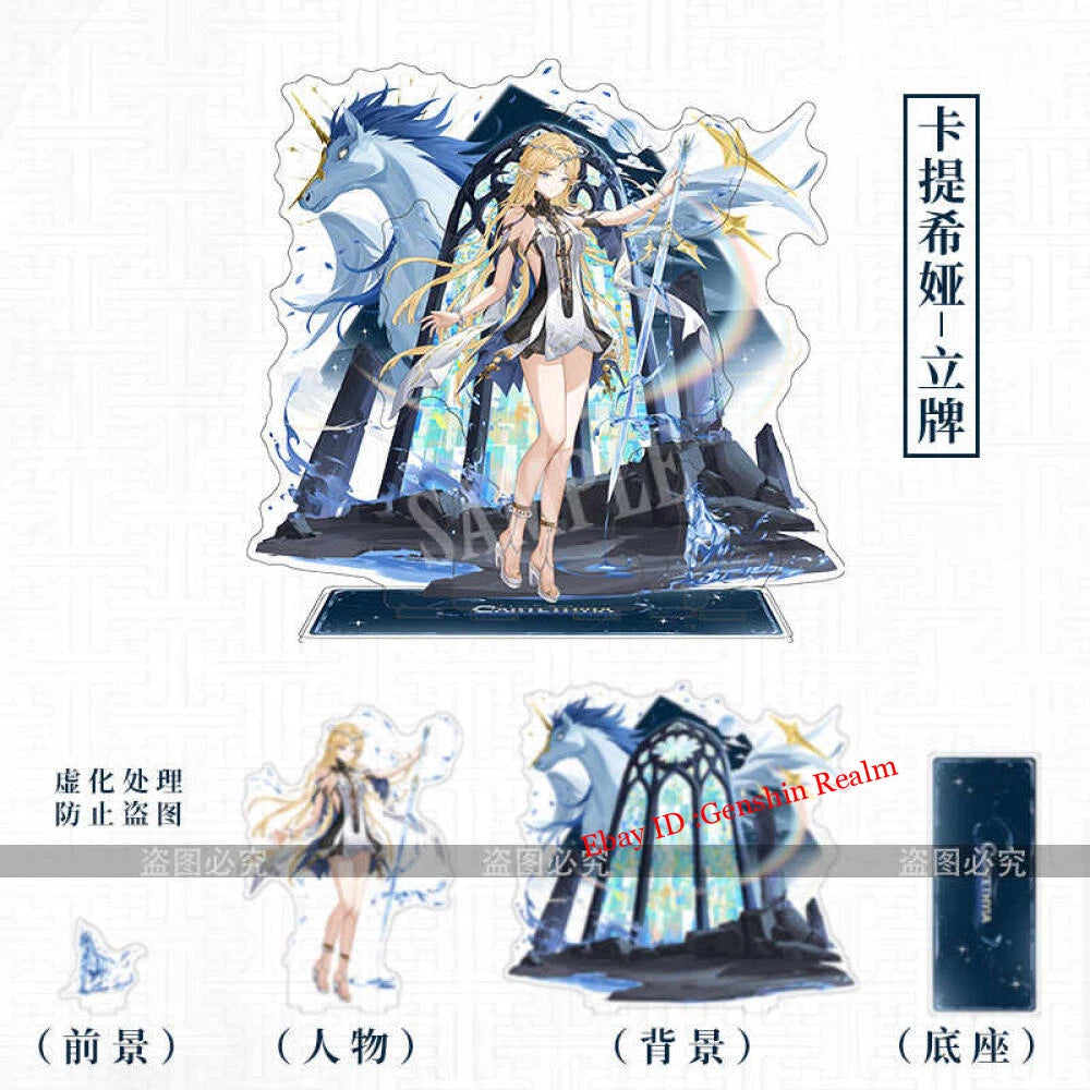 Anime Wuthering Waves Cartethyia Deluxe Acrylic Desktop Stand Figure Collection 07FC0E-D4 - KOEEK