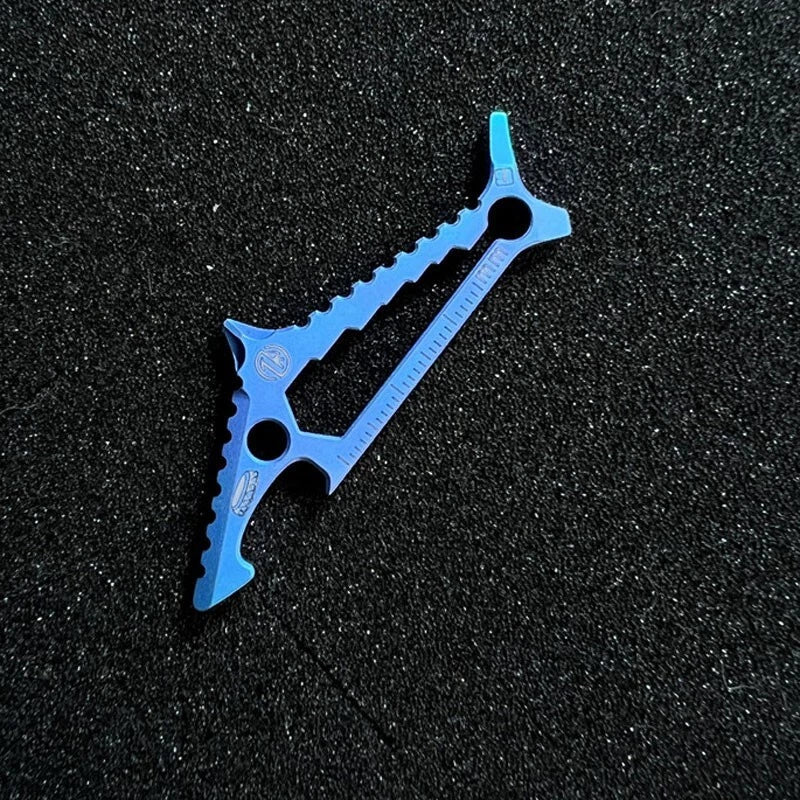 Titanium Alloy Key chain Pry Bar Crowbar Bottle Opener Outdoor Multi Tools EDC 07FC0E-D4 - KOEEK