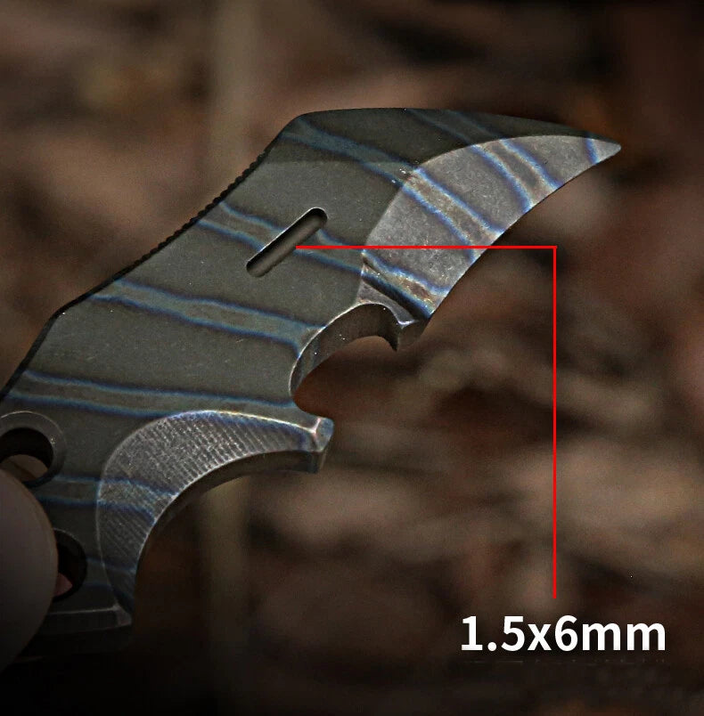 Solid Titanium Alloy Outdoor Multi Tool Pry Bar Crowbar Opener Unboxing EDC 07FC0E-D4 - KOEEK