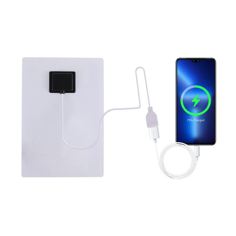 ny USB Solar Panel vedlikeholdslader Batterilader Kit Vedlikehold Båt Bil RV