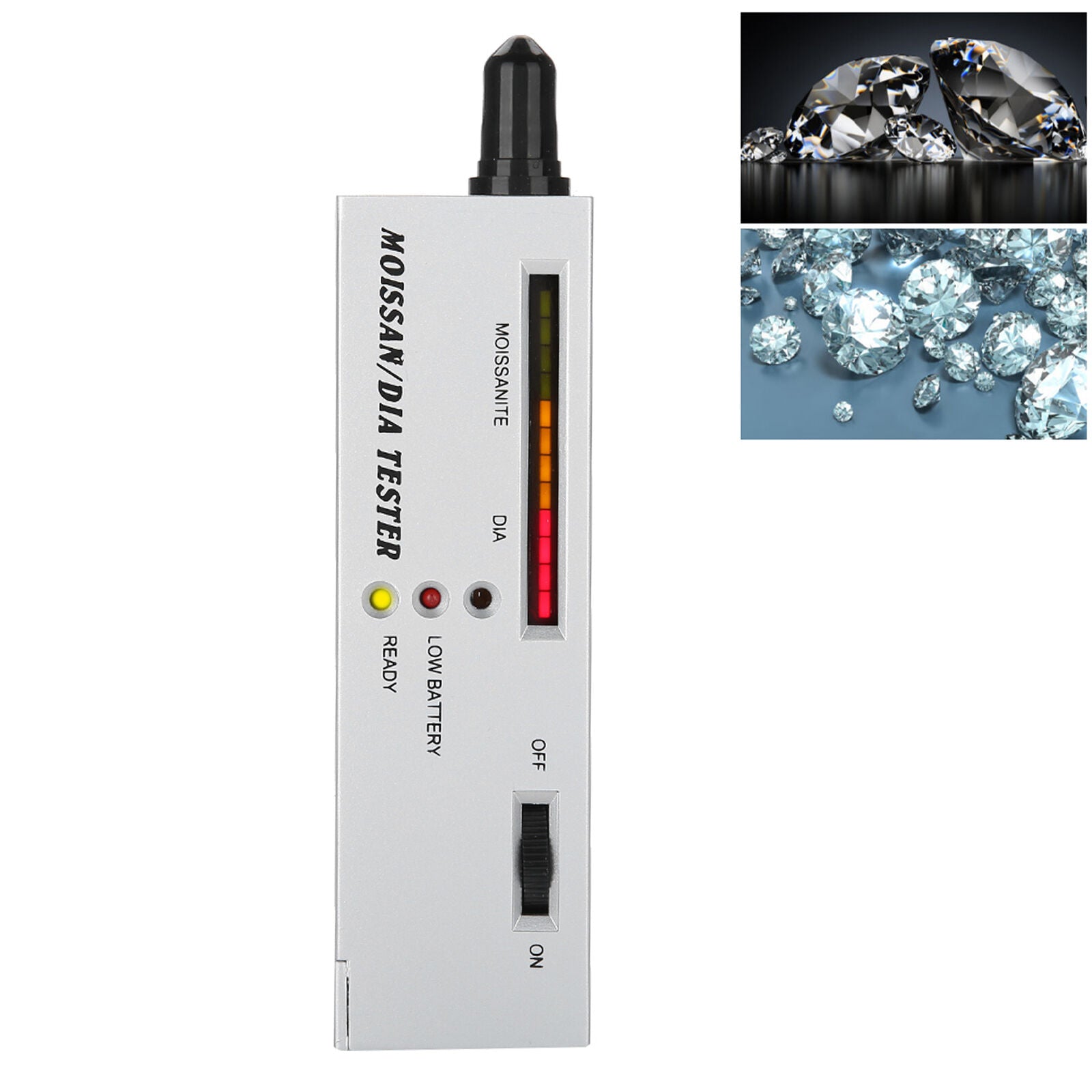 new Moissan LED Indicator Tester Moissanites Detector Pen Jewelry Testing Tool HGF koeek - KOEEK