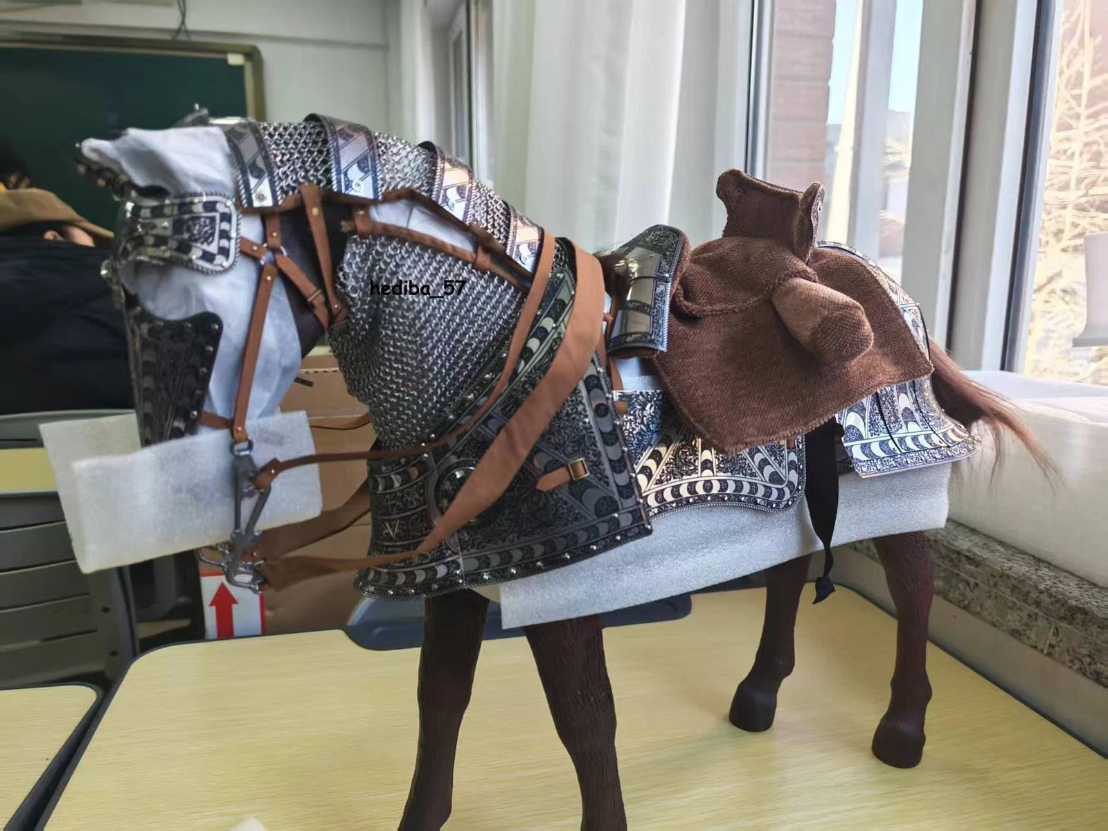 Brown Art Horse Armor Made for Duke of Saxony Collectible Prop  In Stock BROWN_ART - KOEEK