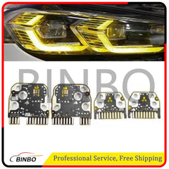 Yellow Angel Eye LED board For 2022-2024 BMW F97 X3M F98 X4M LCI LED Headlight 07FC0E-D4 - KOEEK