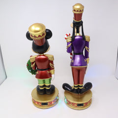 Disney Christmas Holiday Nutcrackers Mickey Mouse & Goofy Lights & Music Figures DISNEY - KOEEK