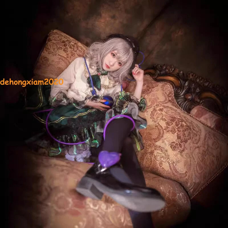Touhou Project Komeiji Koishi Dress Skirt Halloween Cosplay Clothes Lolita Gifts 07FC0E-D4 - KOEEK