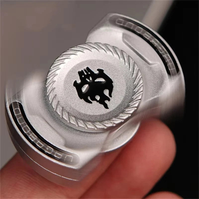 Fun 3-in-1 Play EDC Fidget Toy Personalized Skull Ghost Fidget Spinner 07FC0E-D4 - KOEEK