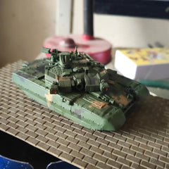 3D Printed 1/72 Ukrainian T84BM tank Model Finished Product 07FC0E-D4 - KOEEK
